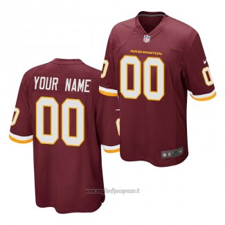 Maglia Nfl Game Washington Commanders Personalizzate Rosso Poco Prezzo